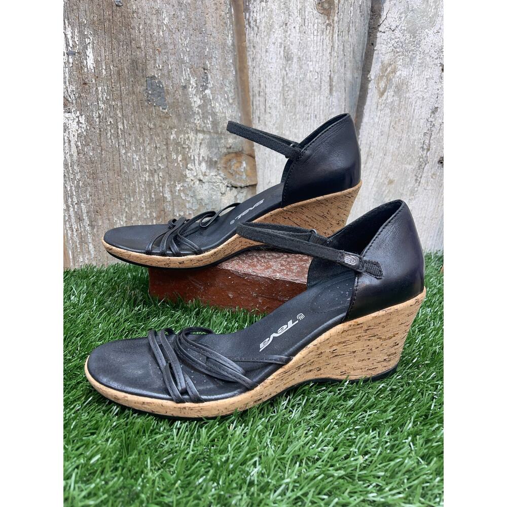 TEVA Riviera Strappy Wedge Sandal Heels Women's 9.5